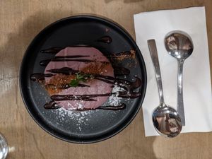 Cheesecake at Beyond Sushi - Upper East Side in New York City