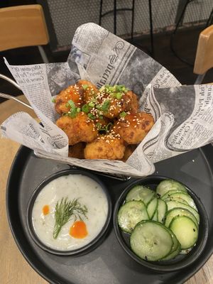 Sweet chili cauliflower   at Beyond Sushi - Upper East Side in New York City