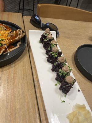 Mushroom roll (forgot the name)   at Beyond Sushi - Upper East Side in New York City