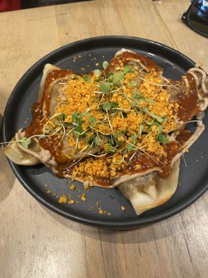 Mushroom gyoza 🥟   at Beyond Sushi - Upper East Side in New York City