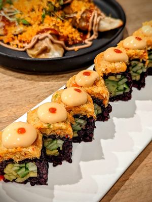 Spicy Mang Roll at Beyond Sushi - Upper East Side in New York City