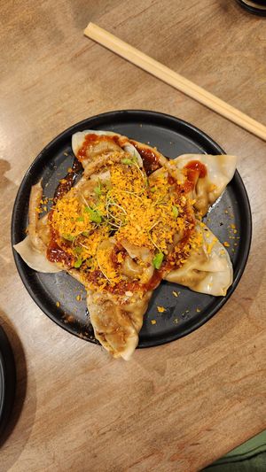 Shiitake Truffle Dumplings at Beyond Sushi - Upper East Side in New York City