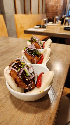 Fried Chick'n Bao at Beyond Sushi - Upper East Side in New York City