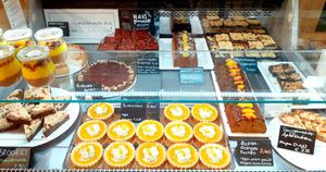 vegan homemede cakes & desserts at BioWelten BistroCafé & Organic Supermarket in Immenstadt