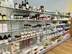 natural supplements & health products - 1st floor at BioWelten BistroCafé & Organic Supermarket in Immenstadt