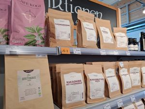 raw food quality nuts & dried fruits at BioWelten BistroCafé & Organic Supermarket in Immenstadt