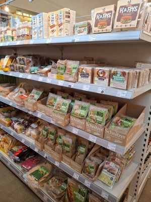 Glutenfree bread at BioWelten BistroCafé & Organic Supermarket in Immenstadt