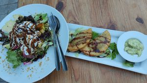 Beirut bolitus y empanadas rellenas at Tasca La Tata in Tenerife