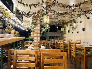 The inside   at Green House in Aguas Calientes