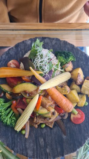 Saltado at Green House in Aguas Calientes