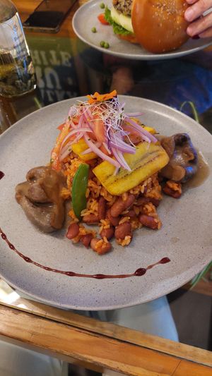 Tacu-tacu at Green House in Aguas Calientes