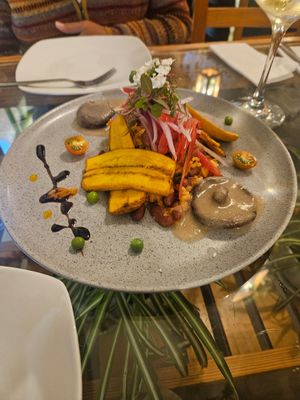 Tacu-Tacu at Green House in Aguas Calientes