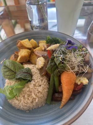 Peruvian Stir Fry  at Green House in Aguas Calientes