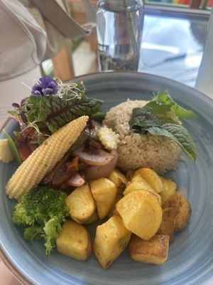 Peruvian Stir Fry  at Green House in Aguas Calientes