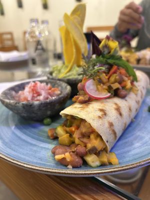 Burrito  at Green House in Aguas Calientes