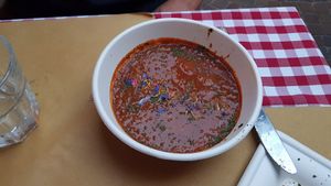 Lentil soup at Piccola Osteria in Arco