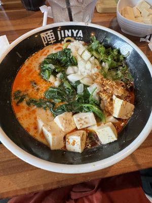 Spicy creamy vegann  at JINYA Ramen Bar in Orlando