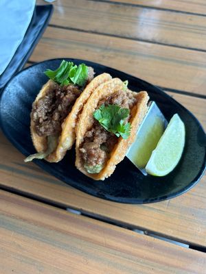 impossible tacos (that are also a part of their happy hour special!)  at JINYA Ramen Bar in Orlando