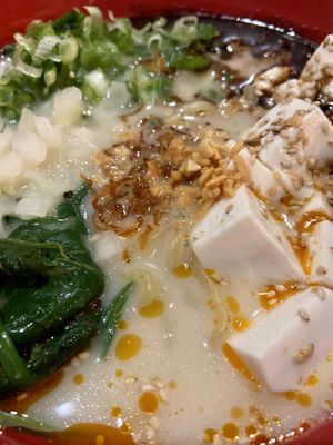 Vegan ramen at JINYA Ramen Bar in Orlando