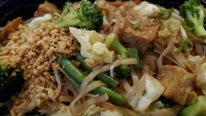 pad thai at Asian Plus Noodle & Rice in Westford