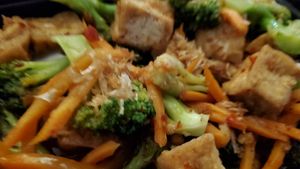 tofu broccoli at Asian Plus Noodle & Rice in Westford