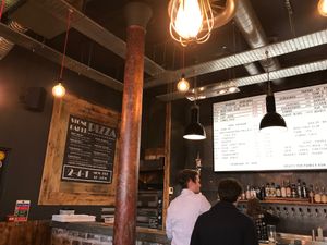 counter at BrewDog - Gallowgate in Aberdeen