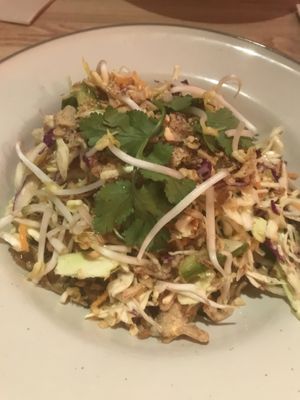 Grilled eggplant salad  at Kage in New Lynn