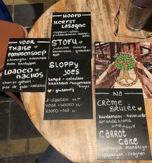 Het menu van nu (19 november 2023)  at Het Paradijs in Enschede