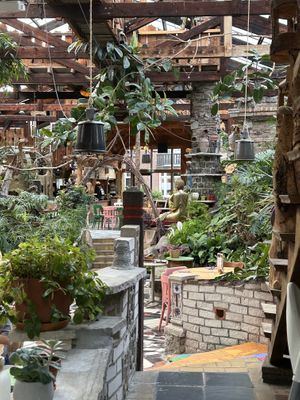 Beautiful and colorful interior   at Het Paradijs in Enschede