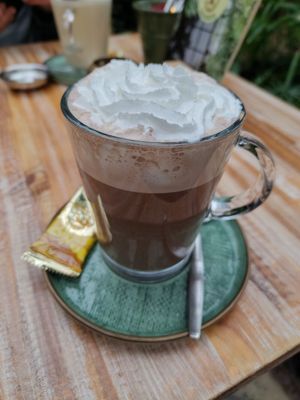 Hot chocolate at Het Paradijs in Enschede