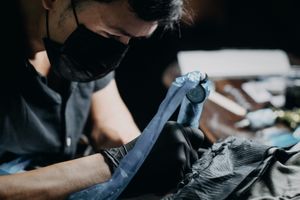 𝙄𝙂: 𝙣𝙖𝙩𝙚_𝙩𝙝𝙖𝙞𝙡𝙖𝙣𝙙 🌿 Nate, a blackwork tattoo artist in Chiang Mai, Thailand at Baan Khagee Tattoo in Chiang Mai