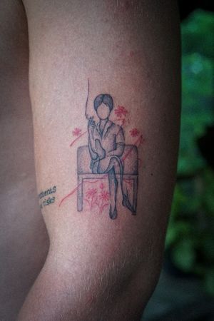 𝙄𝙂: 𝙣𝙖𝙩𝙚_𝙩𝙝𝙖𝙞𝙡𝙖𝙣𝙙 🍃 Abstract lady tattoo by Baan Khagee Tattoo Chiang Mai, Thailand at Baan Khagee Tattoo in Chiang Mai