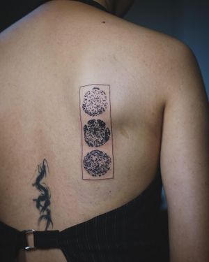 𝙄𝙂: 𝙣𝙖𝙩𝙚_𝙩𝙝𝙖𝙞𝙡𝙖𝙣𝙙 🍃 Micro realistic Thai elephant footprints tattoo on the back by Baan Khagee Tattoo Chiang Mai, Thailand at Baan Khagee Tattoo in Chiang Mai