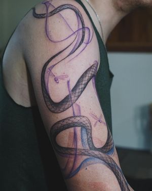 𝙄𝙂: 𝙣𝙖𝙩𝙚_𝙩𝙝𝙖𝙞𝙡𝙖𝙣𝙙 🍃 Thai Naga's scales details tattoo by Baan Khagee Tattoo Chiang Mai, Thailand at Baan Khagee Tattoo in Chiang Mai