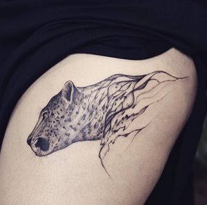 𝙄𝙂: 𝙣𝙖𝙩𝙚_𝙩𝙝𝙖𝙞𝙡𝙖𝙣𝙙 🌿 Realistic jaguar tattoo at Baan Khagee Tattoo Chiang Mai, Thailand at Baan Khagee Tattoo in Chiang Mai