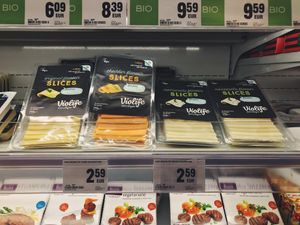 Violife vegan cheese. at Maximarket Mercator in Ljubljana