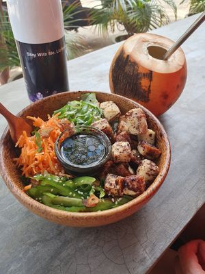 Tofu Teriyaki at Malu Poke in Dikwella