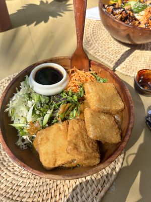 Katsu tofu   at Malu Poke in Dikwella