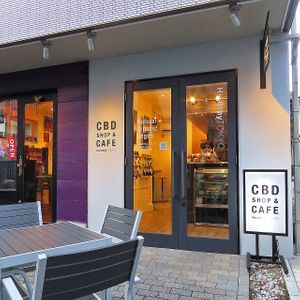 Shop front at HealthyTOKYO CBD Shop & Cafe - Harajuku in Tokyo