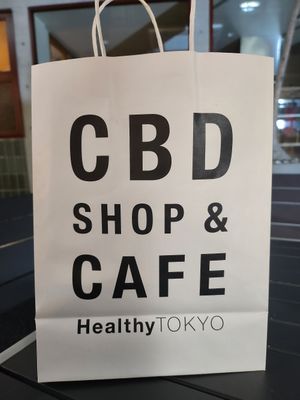Logo at HealthyTOKYO CBD Shop & Cafe - Harajuku in Tokyo