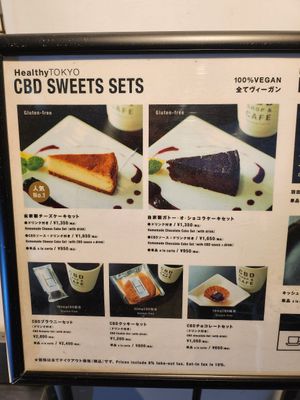 Menu 2023 at HealthyTOKYO CBD Shop & Cafe - Harajuku in Tokyo