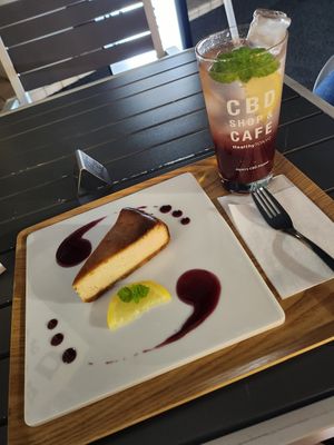 Cheesecake at HealthyTOKYO CBD Shop & Cafe - Harajuku in Tokyo