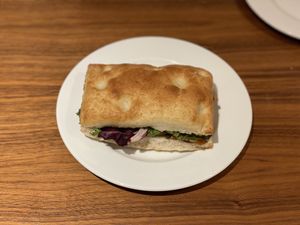 Vegan focaccia from We Are Zest Café, St Andrews  at We Are Zest Café in St Andrews