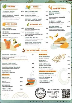 Menu - Page 2 at Fresh Bites in Coron