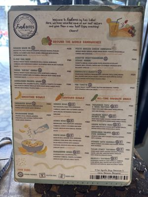 Menu 1  at Fresh Bites in Coron