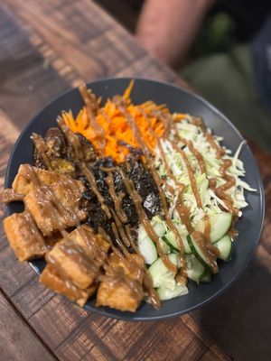 Rice bowl at Fresh Bites in Coron