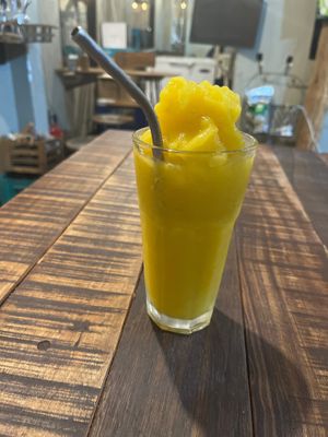 Mango seasonal slushie at Fresh Bites in Coron