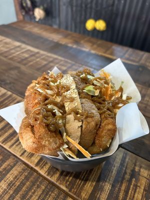 Most delicious vegan tofu sandwich  at Fresh Bites in Coron