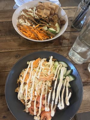 osaka bowl and shawarma bowl  at Fresh Bites in Coron