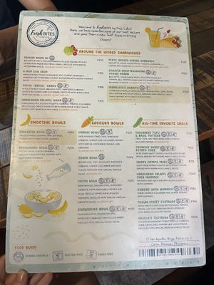 menu  at Fresh Bites in Coron